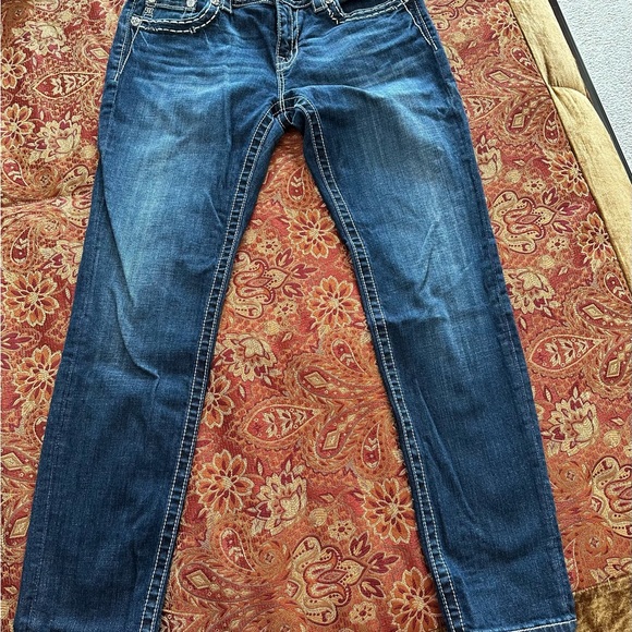 MISS ME JEANS with CROSS  SIZE 31🔥🔥MUST HAVE!!!🔥🔥EXCELLENT CONDITION - Picture 3 of 4